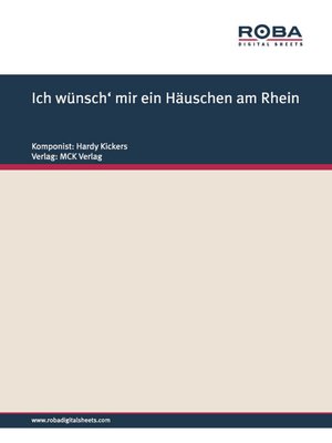 cover image of Ich wünsch' mir ein Häuschen am Rhein